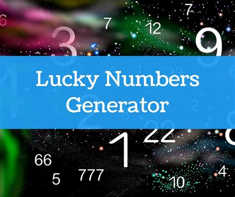 lucky number generator 6/55